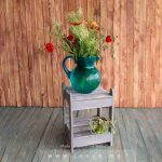 استند گل ۲طبقه طوسی