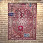 قالیچه تکه‌دوزی گلشن