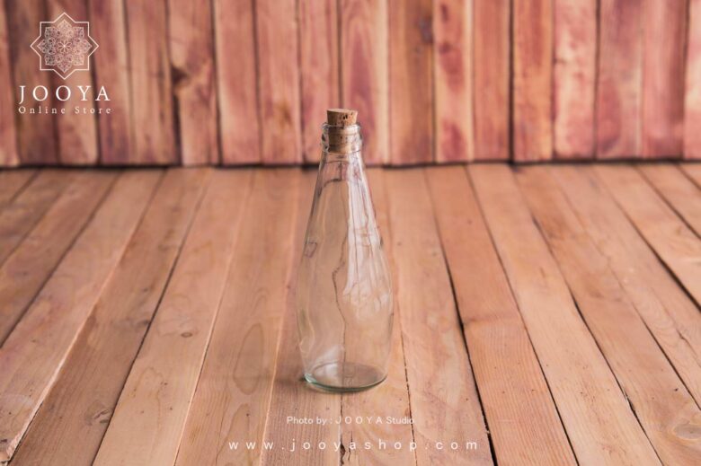 بطری شیشه ای خمره ای