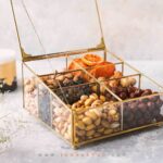جعبه پذیرایی شیشه‌ای شمس