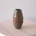 گلدان سفالی ریشه