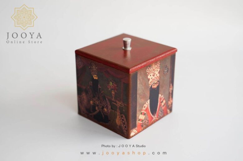 باکس چوبی درب‌دار طرح دربار - تصویر 2