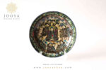 دیس سفالی نقاشی شده متاثر از آثار قرن ۸ کاشان