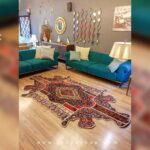 قالیچه تکه دوزی سعدآباد
