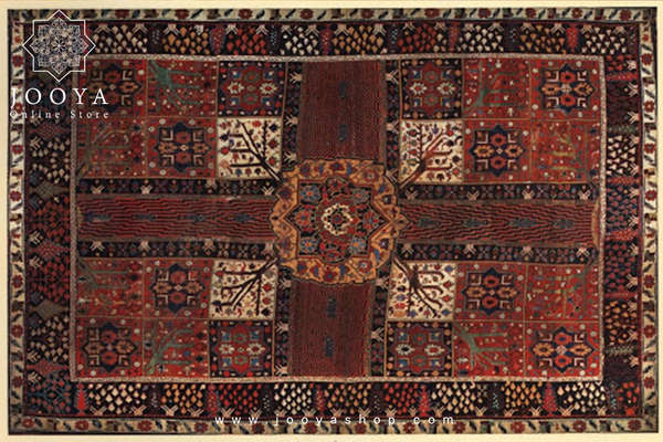 تصویری از فرش بهارستان در زمان ساسانیان