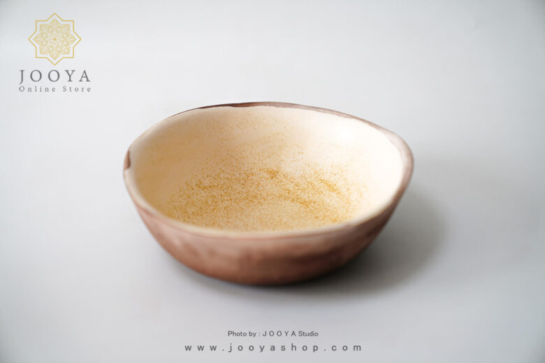 کاسه بزرگ سرامیکی کرمی - تصویر 2