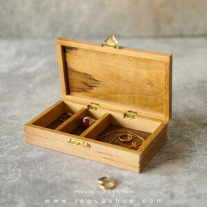جعبه جواهرات چوبی ماه