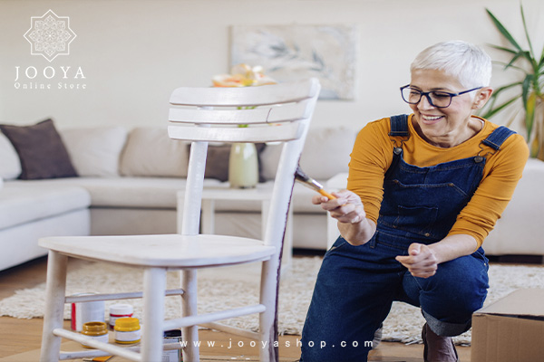 تکنیک مرطوب را برای تغییر رنگ مبل