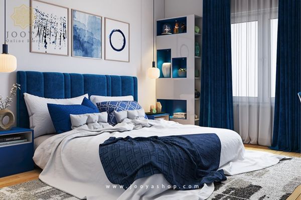 نکته چهارم رنگ مناسب اتاق خواب : از ترکیب رنگ ها استفاده کنید