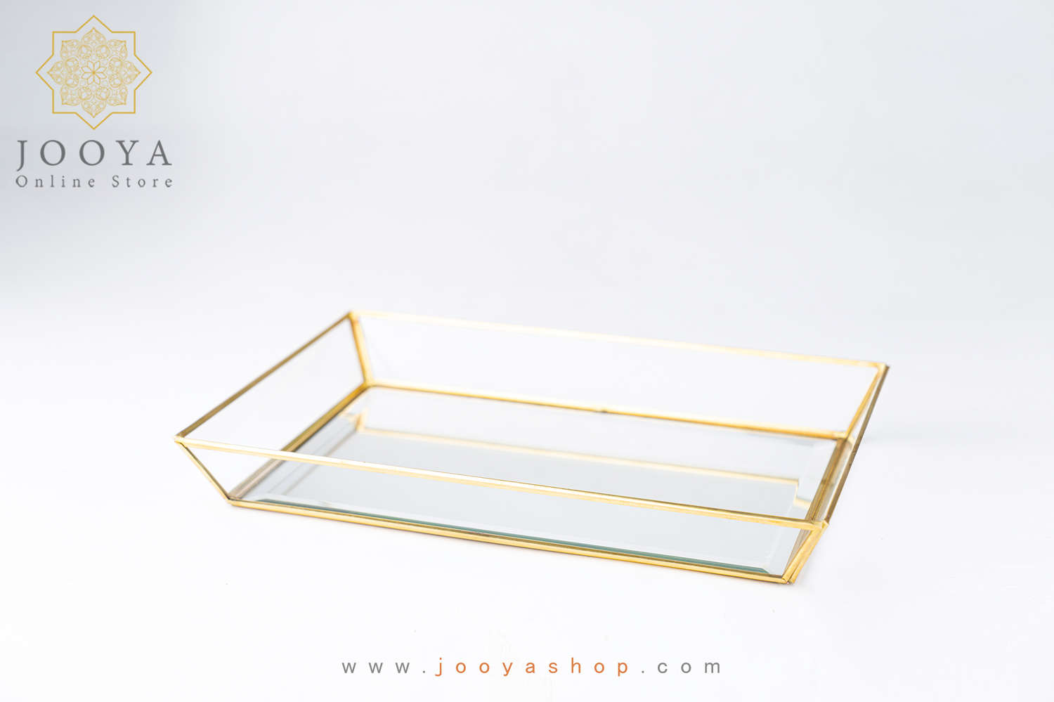 (jba 120)1 سینی کف آینه ای لدا
