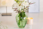 گلدان شیشه ای گارنت لوکا