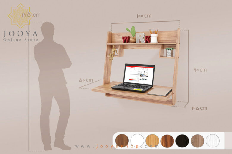 میز تحریر دیواری بالسا مدل WT 501 - Image 2