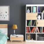 قفسه کتاب مدل آیدا