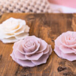 شمع طرح گل رز