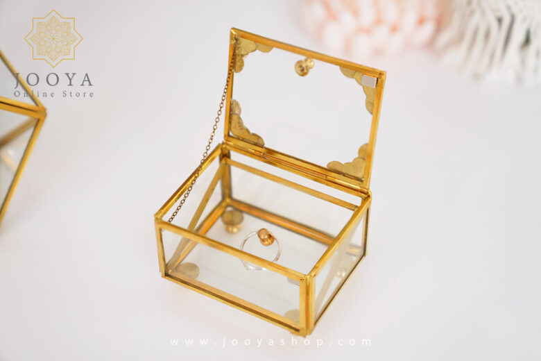 جعبه انگشتر شیشه‌ای رامونا - Image 3