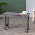 نیمکت چوبی تک نفره طوسی