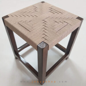 چهارپایه چوبی کنفی بهارا