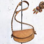کیف چرم طرح کشکولی