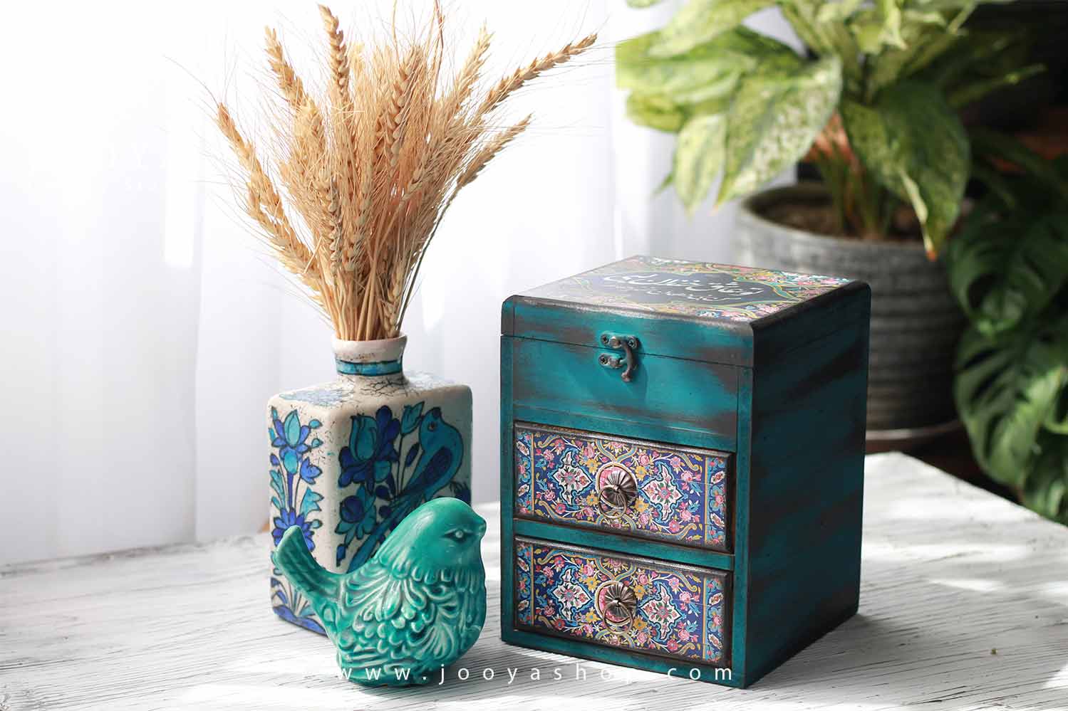 MO35 (1) جعبه چوبی آسنات - Image 1