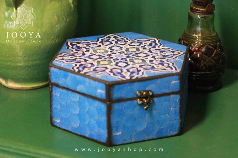 جعبه چوبی شش ضلعی بوستان - Image 2