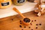 قاشق ادویه سرگرد بزرگ با چوب راش