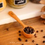 قاشق ادویه سرگرد بزرگ با چوب راش
