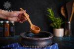 ملاقه با چوب گردو