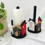پایه رول چوبی دستمال کاغذی مدل ژوبا