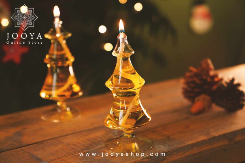 شمع شیشه ای جویا شاپ
