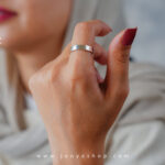 انگشتر نقره باریک مینیمال