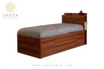 تخت خواب یک نفره کشودار ژالین مدل BS901 - تصویر 4