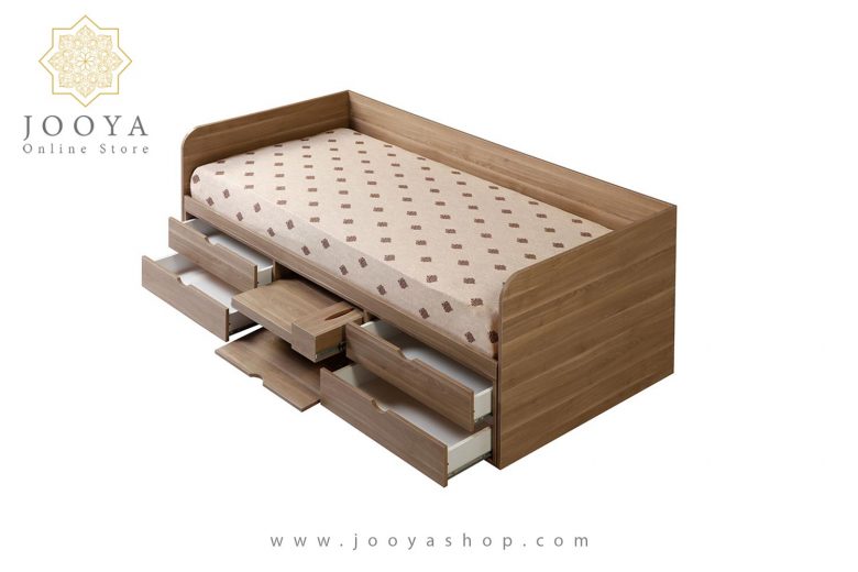 تخت خواب یک نفره کشودار ژیکان مدل BS903 - تصویر 3