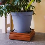 زیر گلدانی چرخ دار یونا