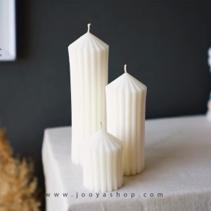 قیمت شمع استوانه ای مخروطی مدل لامیا