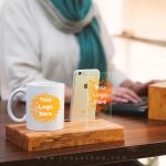 خرید استند چوبی ماگ و موبایل راوک