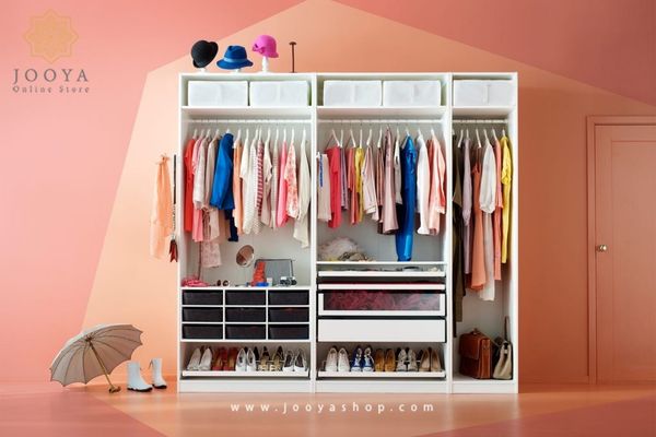 چگونه کمد لباس را قفسه بندی کنیم؟