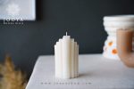 شمع مدل پله ای سفید با بهترین قیمت