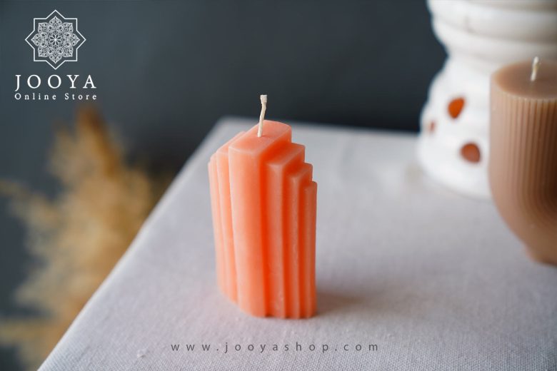 قیمت و خرید شمع مدل پله ای گلبهی مناسب برای هدیه