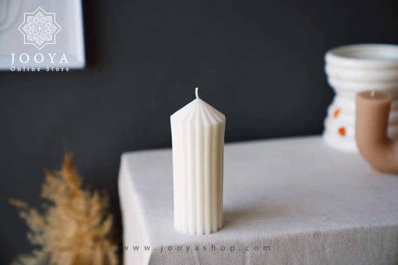 خرید عمده شمع استوانه ای مخروطی مدل لامیا