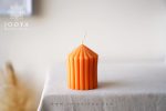شمع استوانه ای مخروطی مدل روژیا برای دیزاین