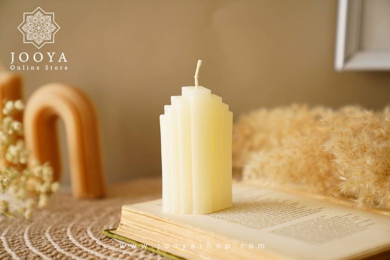 خرید شمع مدل پله ای کرمی با قیمتی عالی در جویا