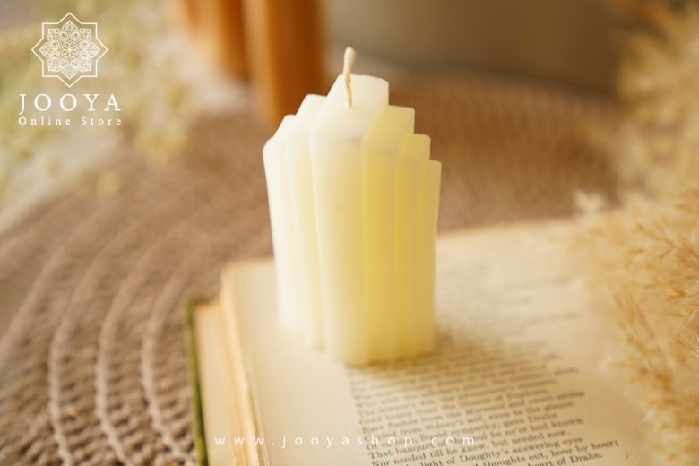 قیمت و خرید شمع مدل پله ای کرمی با قیمتی عالی در جویا