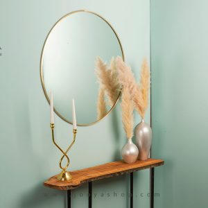 آینه گلد با طراحی خاص و زیبا