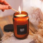 خرید و قیمت شمع روستیک معطر خاص با عطر تمشک