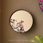 آینه دکوراتیو طرح طوطی و شاخه مناسب برای دیزاین های خاص