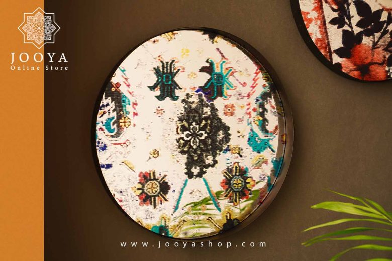 آینه دیواری گرد دست ساز