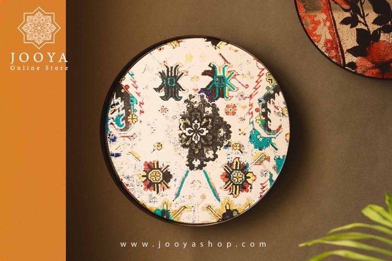 آینه دکوراتیو طرح شقایق با طراحی خاص و زیبا