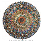 خرید رومیزی مخمل شمس آبرنگ با بهترین قیمت