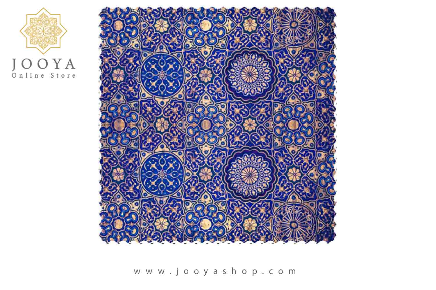 رومیزی مخمل مربع مهر و کاشی طلایی با بهترین کیفیت در جویا رومیزی مخمل مربع مهر و کاشی طلایی با بهترین کیفیت در جویا