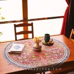 خرید رومیزی گرد طرح فابیانا